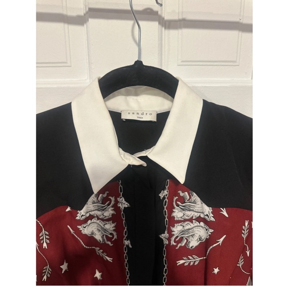 Sandro Printed Dress - Picture 2 of 3